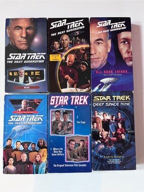 Assorted Star Trek TV Show VHS Lot of 6